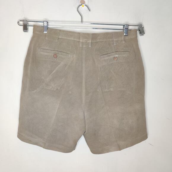Tommy Bahama Silk Pleated Shorts - Picture 6 of 10